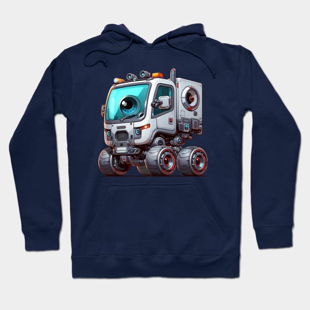 Futuristic Cybertruck Hoodie by Dmytro